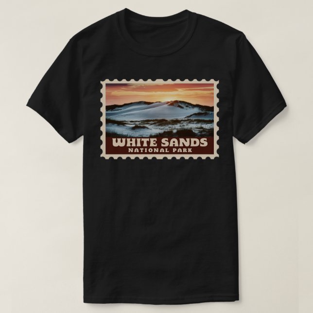 Camiseta White Sands National Park Stamp (Frente do Design)