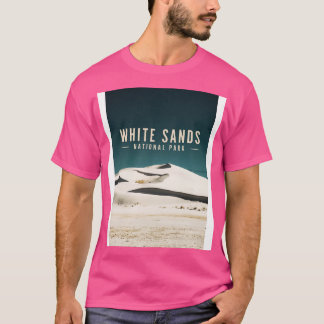 Camiseta White Sands National Park Viagem Ilustração