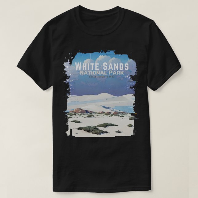 Camiseta White Sands US National Park Novo México (Frente do Design)