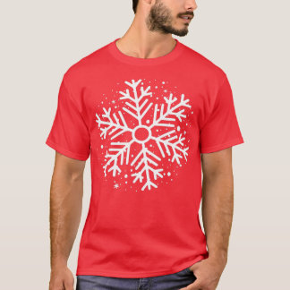 Camiseta White Snowflakes Merry Christmas Costume 2 