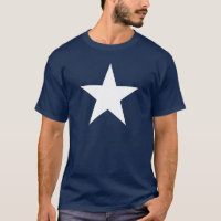 White Star / América / EUA - Patriótico Camisa-T d