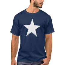 White Star / América / EUA - Patriótico Camisa-T d
