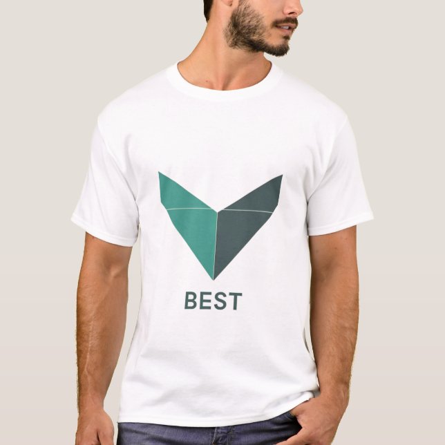 Camiseta White Unisex Logo T-Shirt – Simple, Bold Custom  (Frente)