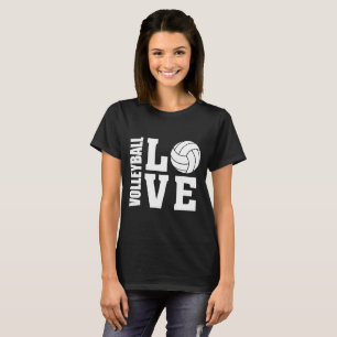 Camiseta White Voleibol Love, t-shirt de voleibol
