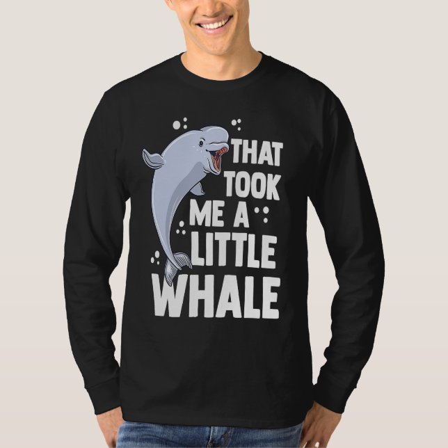 Camiseta White Whale Marine Mammal & Whale Watching (Frente)