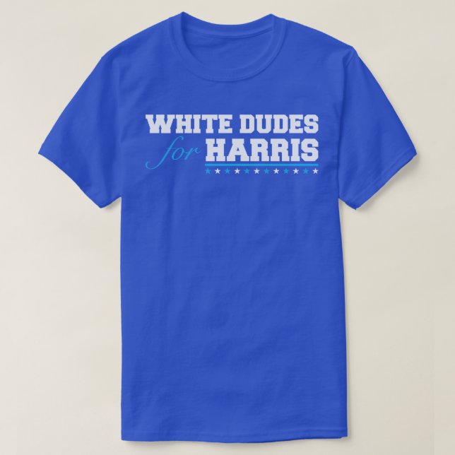 Camiseta whitedudesforharris 10 (Frente do Design)