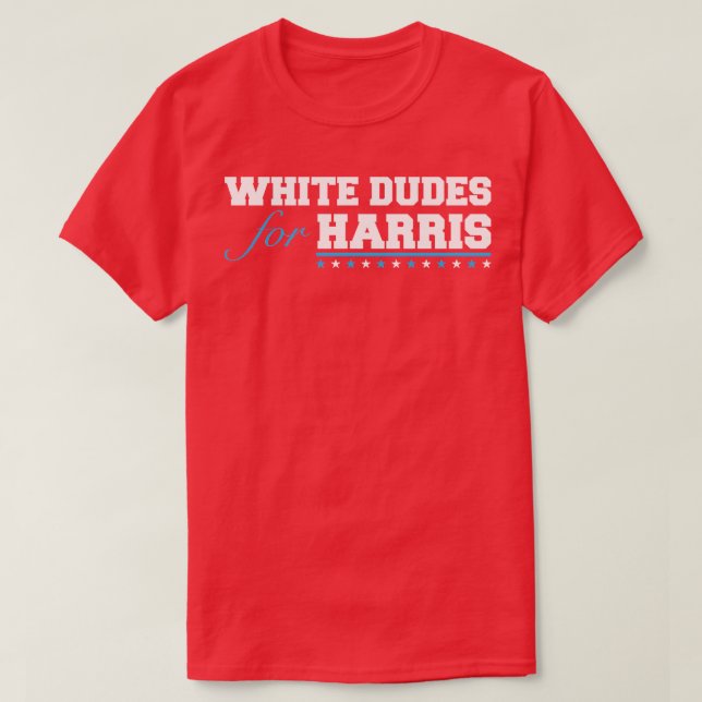 Camiseta whitedudesforharris Baseball TShirt (Frente do Design)