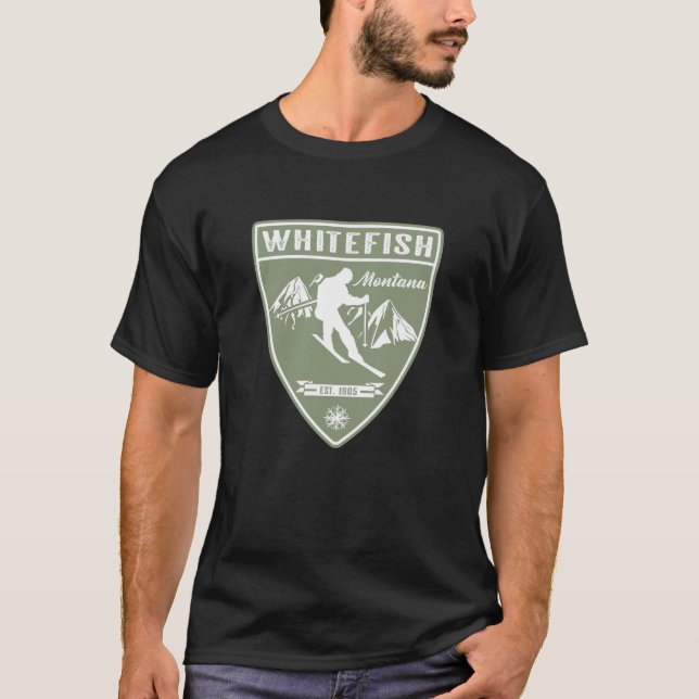 Camiseta Whitefish Montana (Frente)