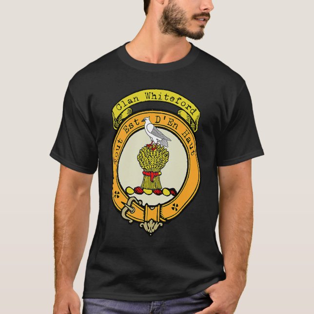 Camiseta Whiteford Clan Scottish Crest (Frente)