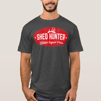 Camiseta Whitetail Antler Shed Hunter Miles Equal Piles