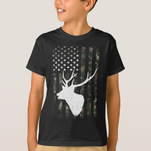 Camiseta Whitetail Buck Deer Hunting Shirt American Vintage