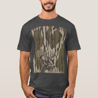 Camiseta Whitetail Deer Bottomland Camo Deer Hunting Camo