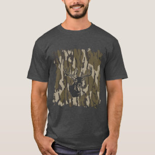 Camiseta Whitetail Deer Bottomland Camo Hunting Camo