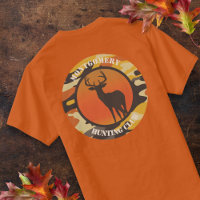 Whitetail Deer e Camo Round Design