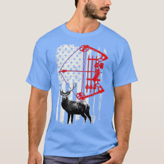 Camiseta Whitetail Deer Hunter shirt Buck Camo Amer