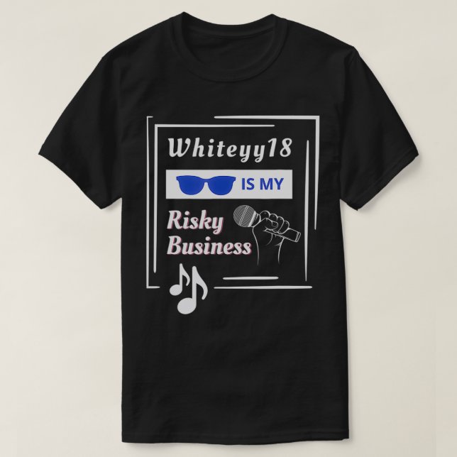 CAMISETA WHITEY18 RISKY BUSINESS, TEAM WHITEY, COUGAR CRUSH (Frente do Design)