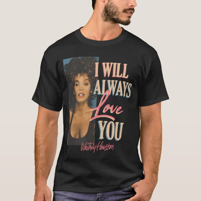 Camiseta Whitney Houston I Will Always Love You (Frente)