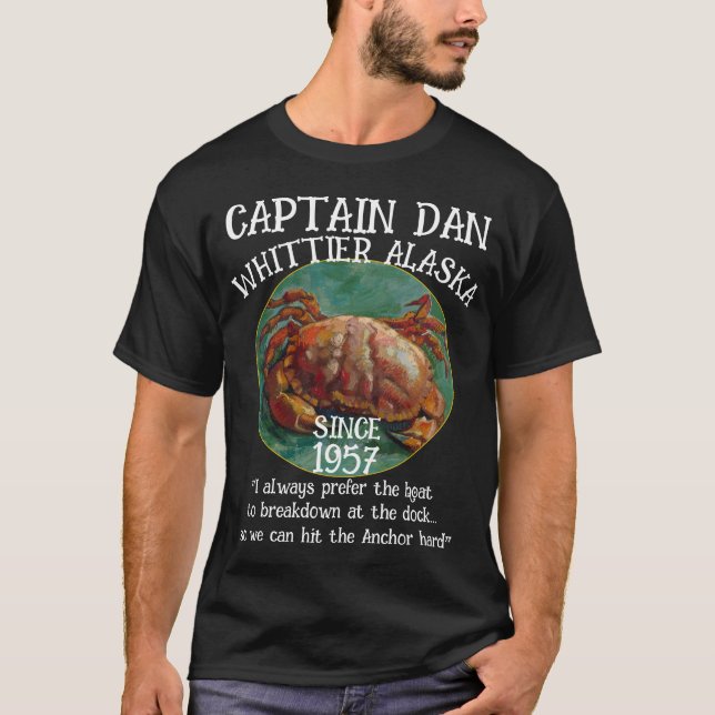 Camiseta Whittier Alasca Capitão Dan A Âncora (Frente)