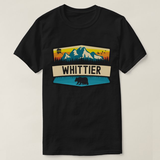 Camiseta Whittier, Alaska (Frente do Design)