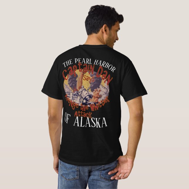 CAMISETA WHITTIER ALASKA HALIBUT WAR VERSUS SEWARD 1955-57 (Parte Traseira Completa)