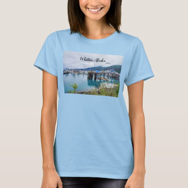 Camiseta Whittier Alaska Harbor T-Shirt (Frente)