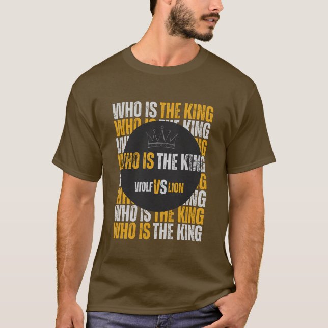 Camiseta Who is the king (Frente)