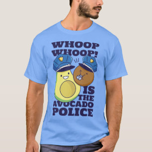 Camiseta Whop Whop É A Polícia Avocado Engraçada Legal