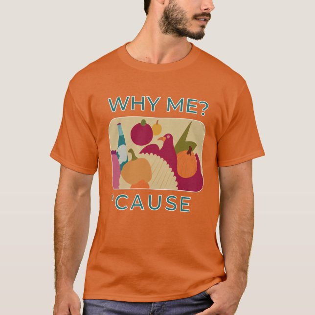 Camiseta Why me Oversized (Frente)