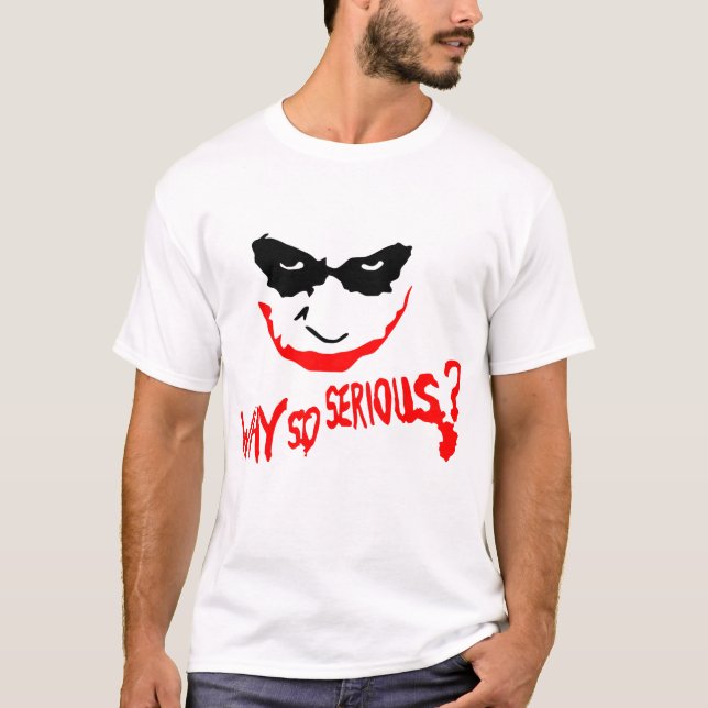 CAMISETA WHY SO SERIOUS? CREEPY (Frente)