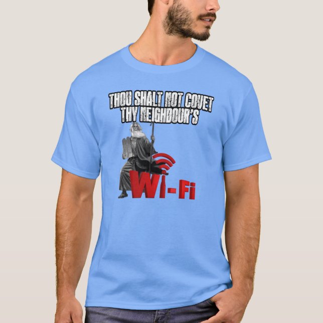 Camiseta Wi-Fi divertido (Frente)
