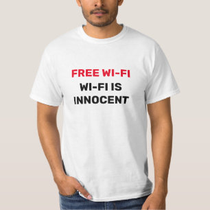 CAMISETA WI-FI WI-FI LIVRE É INOCENTE