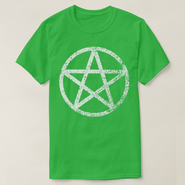 Camiseta Wicca Pentagram (Frente do Design)