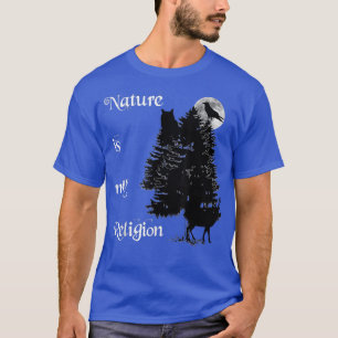 Camiseta Wiccan Nature é minha bruxa religiosa