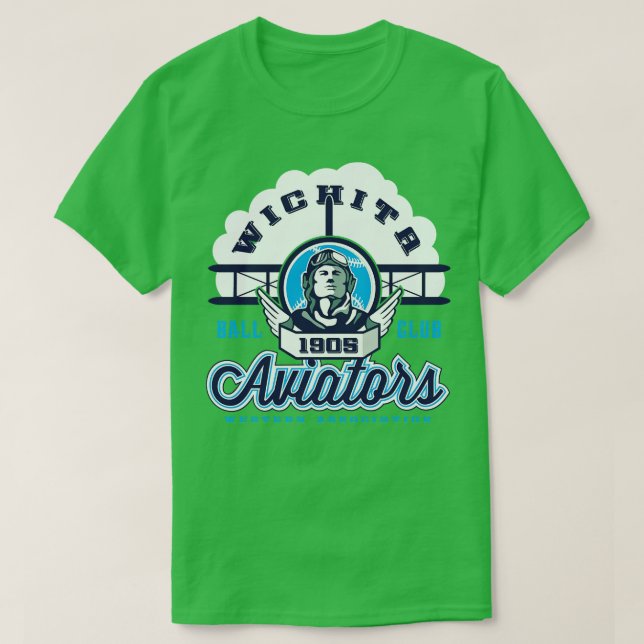 Camiseta Wichita Aviators (Frente do Design)