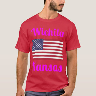 Camiseta Wichita Kansas Estilosas Impressões3