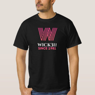 Camiseta Wick311, Retro a rosa