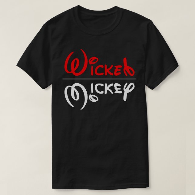 Camiseta Wicked Mickey (Frente do Design)