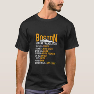 Camiseta Wicked Smaht Engraçado Tradutor de Destaque de Bos
