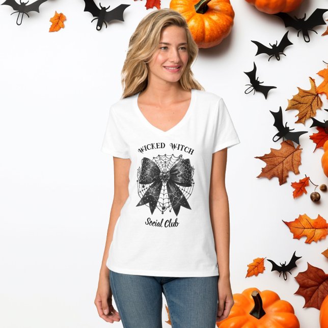 Camiseta Wicked Witch Social Club Coquette T-Shirt (Criador carregado)