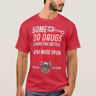 Camiseta Wide Open Throttle - Car or Truck Racing - Mechani