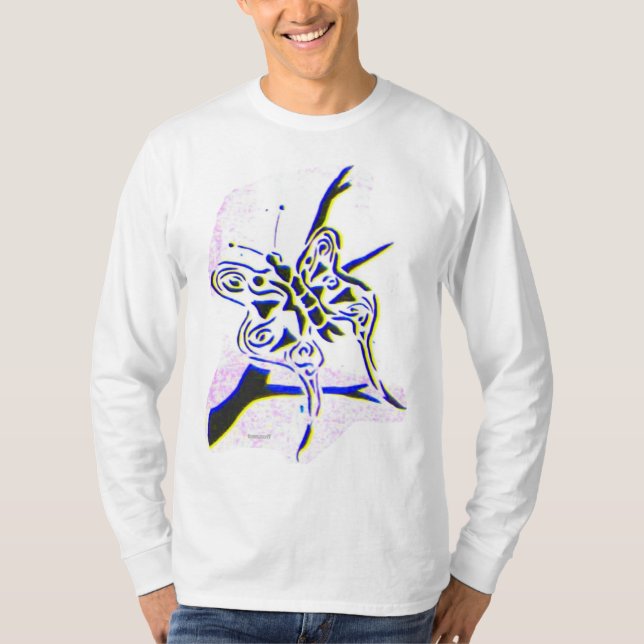 Camiseta Wie ein Schmetterling - T-Shirt (Frente)