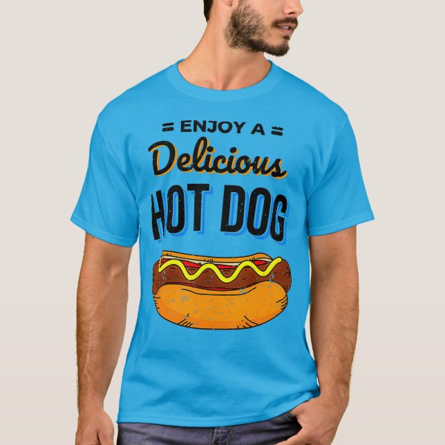 Camiseta Wiener Weenie Frankfurter Aproveite Um Quente Deli (Frente)
