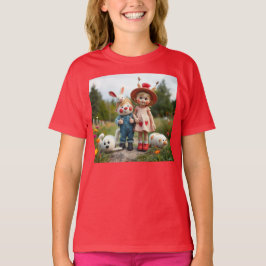 Camiseta „Wiesenfreunde – Abenteuer im Blumengarten“