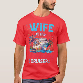 Camiseta Wife Ofhe Birthday Cruiser Funny Cruise Birthday G