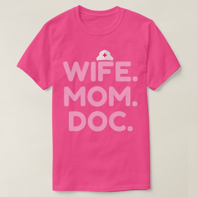 CAMISETA WIFEMOMDOC T (Frente do Design)