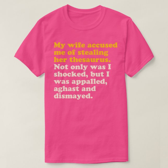 Camiseta Wifes Thesaurus (Frente do Design)
