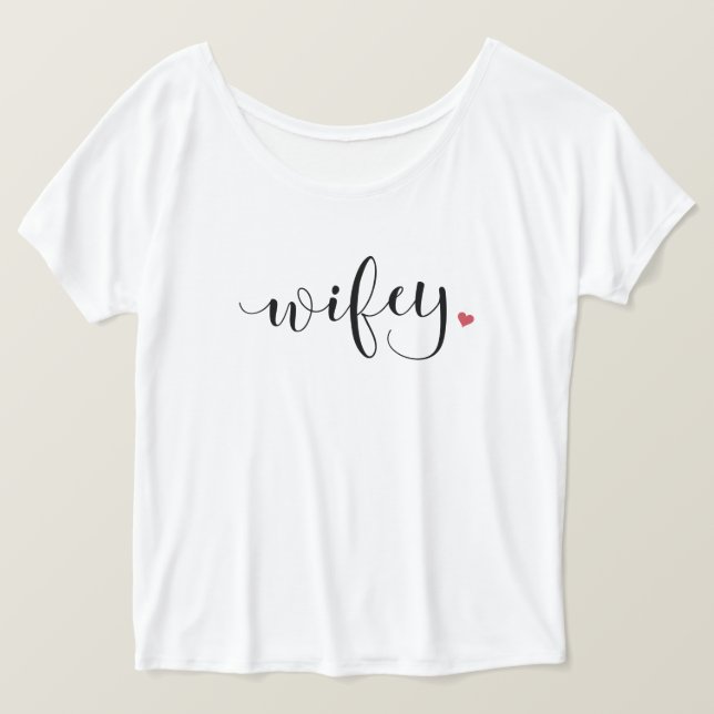Camiseta Wifey (Frente do Design)