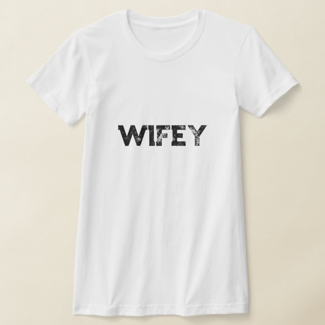 Camiseta Wifey Grunge T-shirt feminina (Postura )