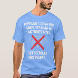 Camiseta Wifi Caiu Família Alko Parece Legal Video Gamer