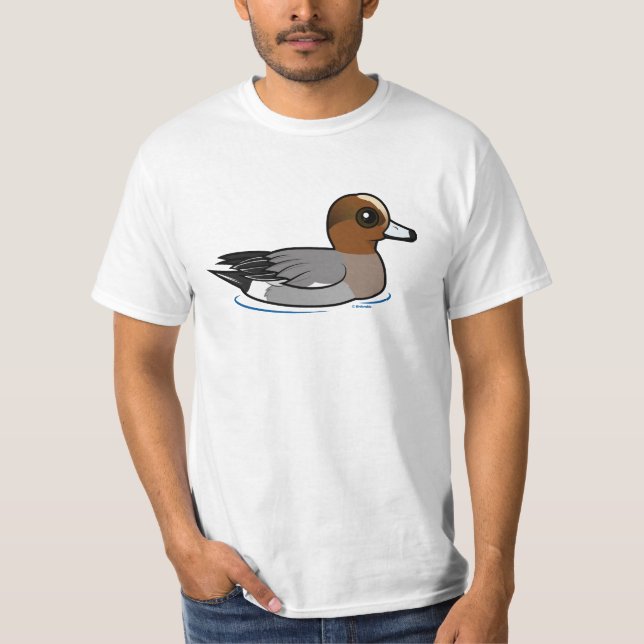 Camiseta Wigeon do Eurasian de Birdorable (Frente)